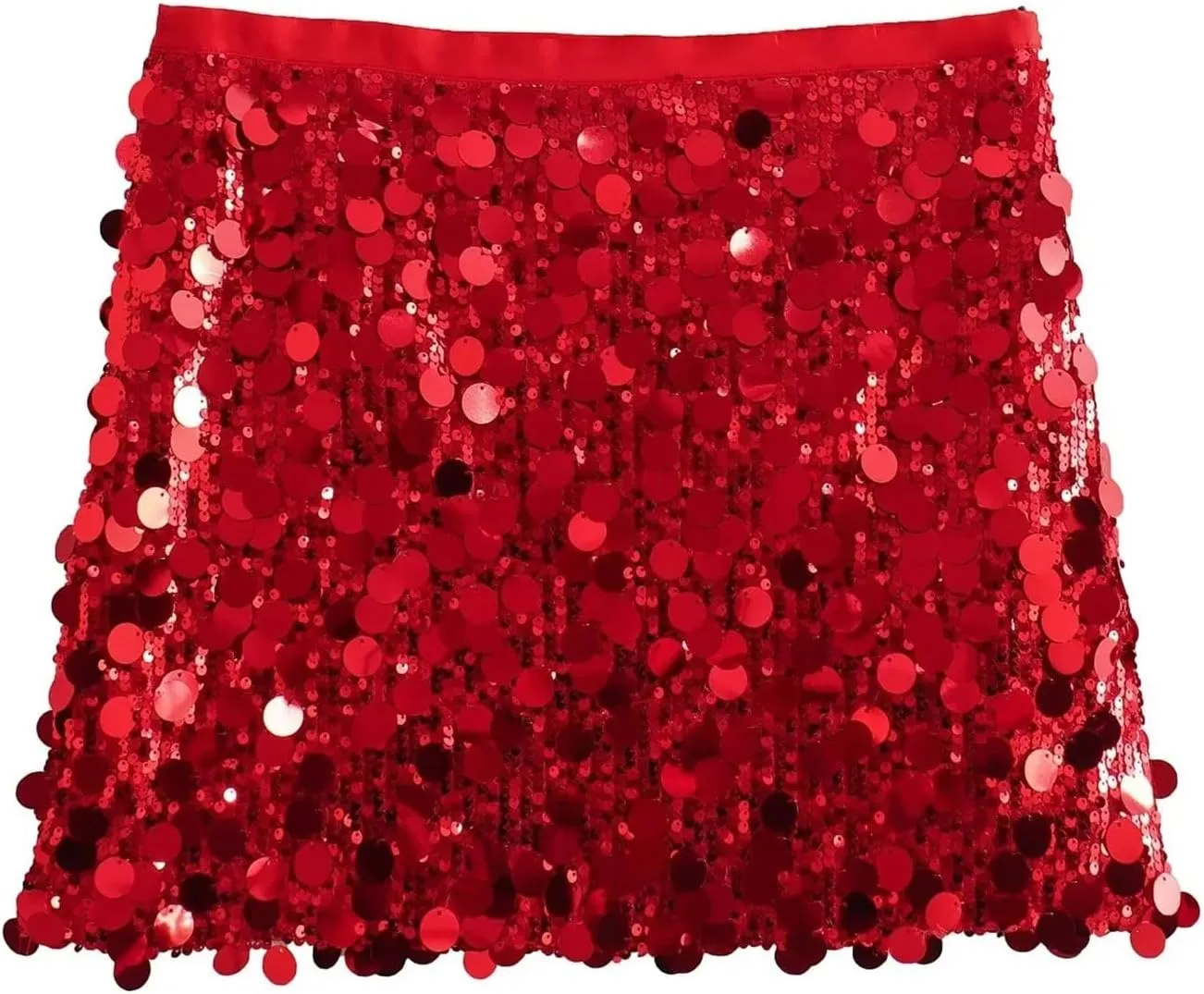 A Line Skirt for Party Low Rise Sequin Trendy Y2K Slim Fit Mini Skirts for Women Fashion Stylish Dance Clubwear