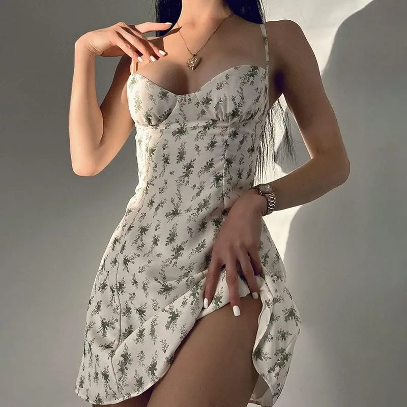 Argeousgor Women Sexy Spaghetti Strap Low Cut Sling Dress Summer Backless Sleeveless Slim Mini Dress Glitter TikTok Dresses