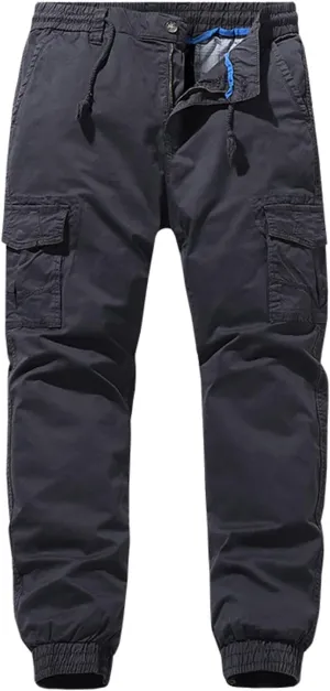 Big Mens Cargo Pants Work Pants Button Closure Grey Dress Pants Men Baggy Cargo Pants Relaxed fit Khaki Pants Mens Stretch Waist Men Big Tall Leggings Basketball Pants for Men with Pockets