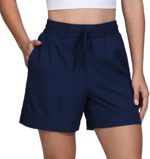 Blaosn Flowy Athletic Shorts for Women Gym Workout Running Golf Hiking Quick Dry with Pockets Casual Summer Beach Outfits