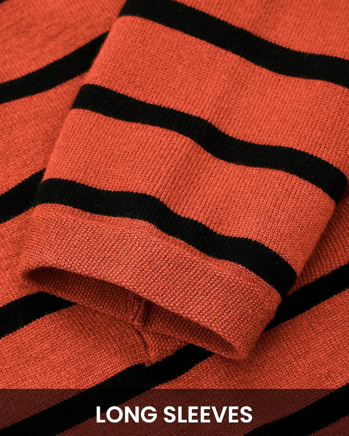 BTFBM Women's Cardigans Sweater 2024 Fall Striped Long Sleeve Button Down Crop Open Front Knit Outerwear Deco Pockets