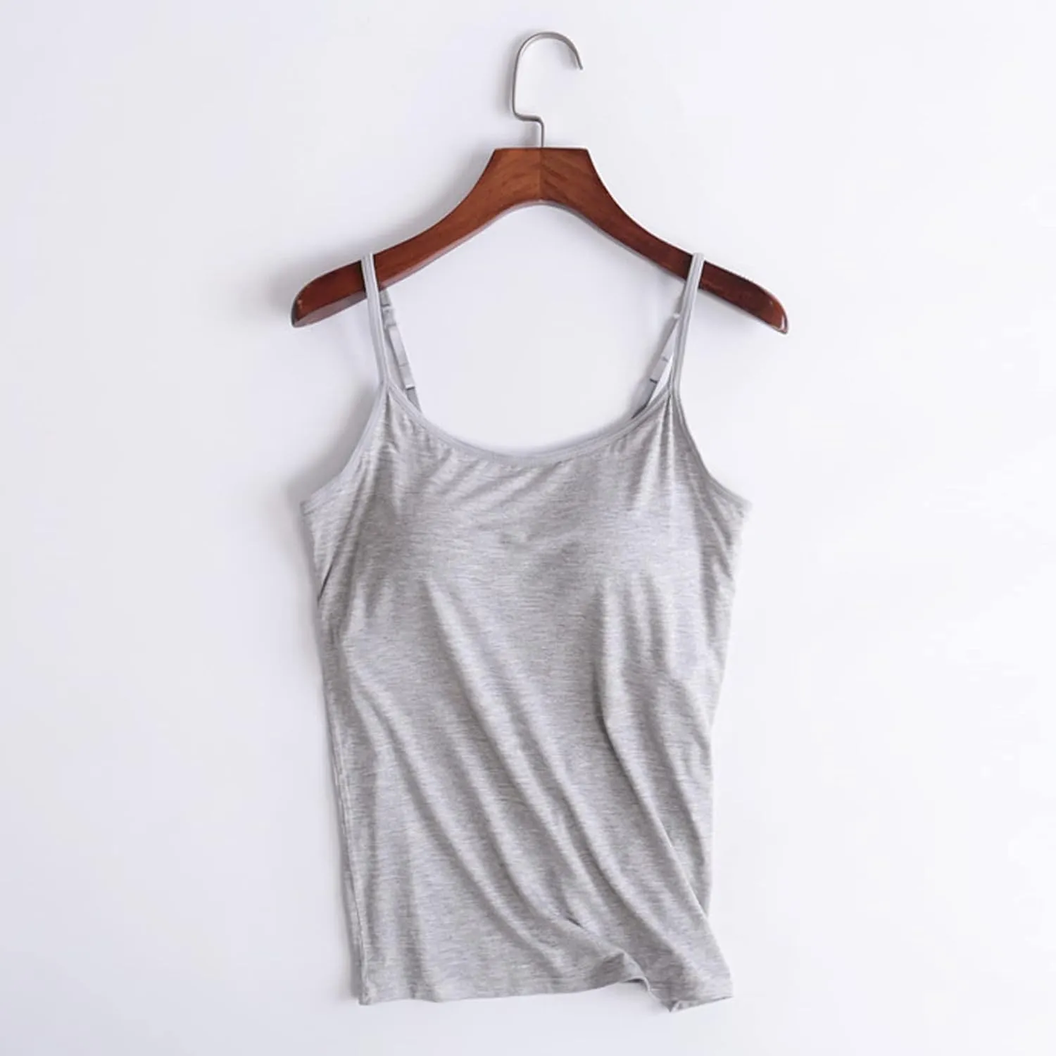 Chest Cushion Suspender Tank Top Without Steel Ring Cup Outer Wear Underwear Yoga Sports T Shirt All Lace Top