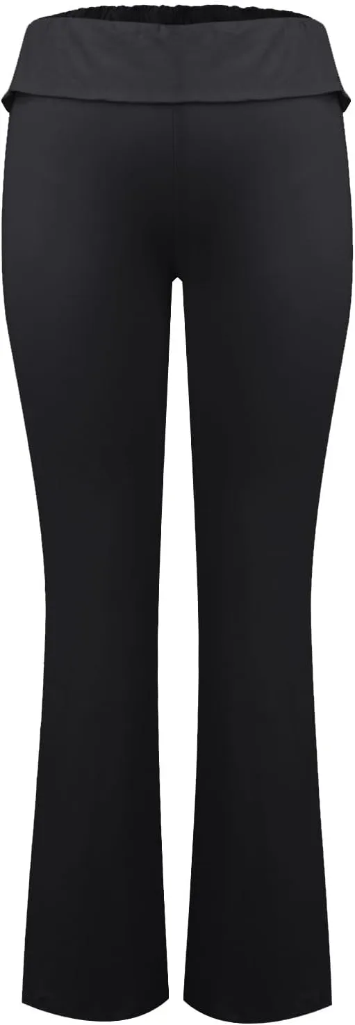 ChicCrate Flare Wide Leg Sweatpants Women Baggy Drawstring Athletic Pants High Waisted Joggers Pants Bell Bottoms