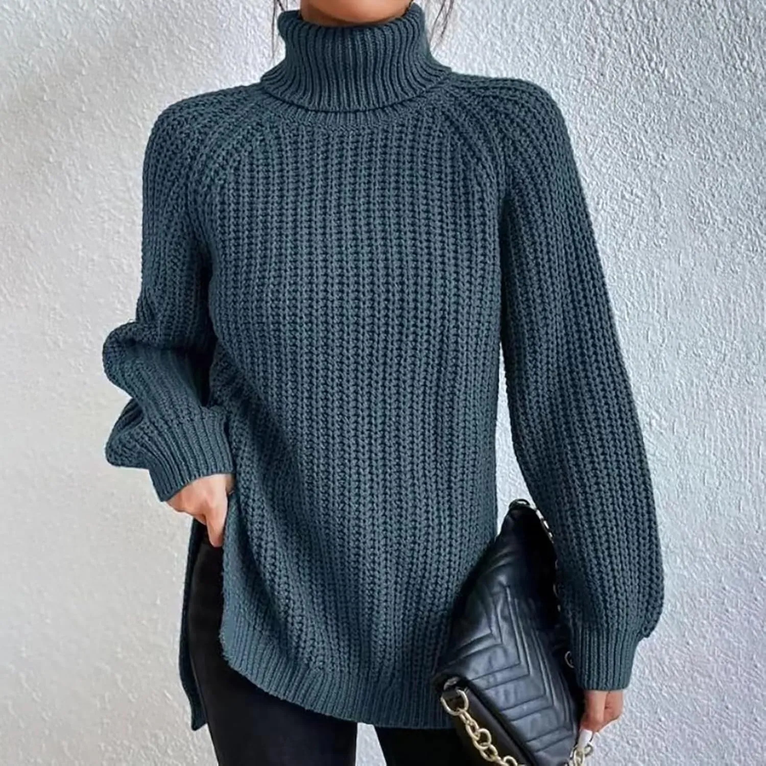 ChicCrate Sweaters for Women Trendy Long Sleeve Shirts Baggy Slouchy Sweater Plus Size Tops Dressy Casual Fall Winter Outfits