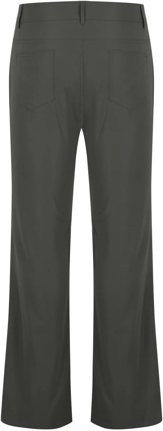 Chinos Pants Men Lightweight Soft Y2K Pants Baggy Solid Flare Pants Elastic Waist Casual Work Pants with Pockets