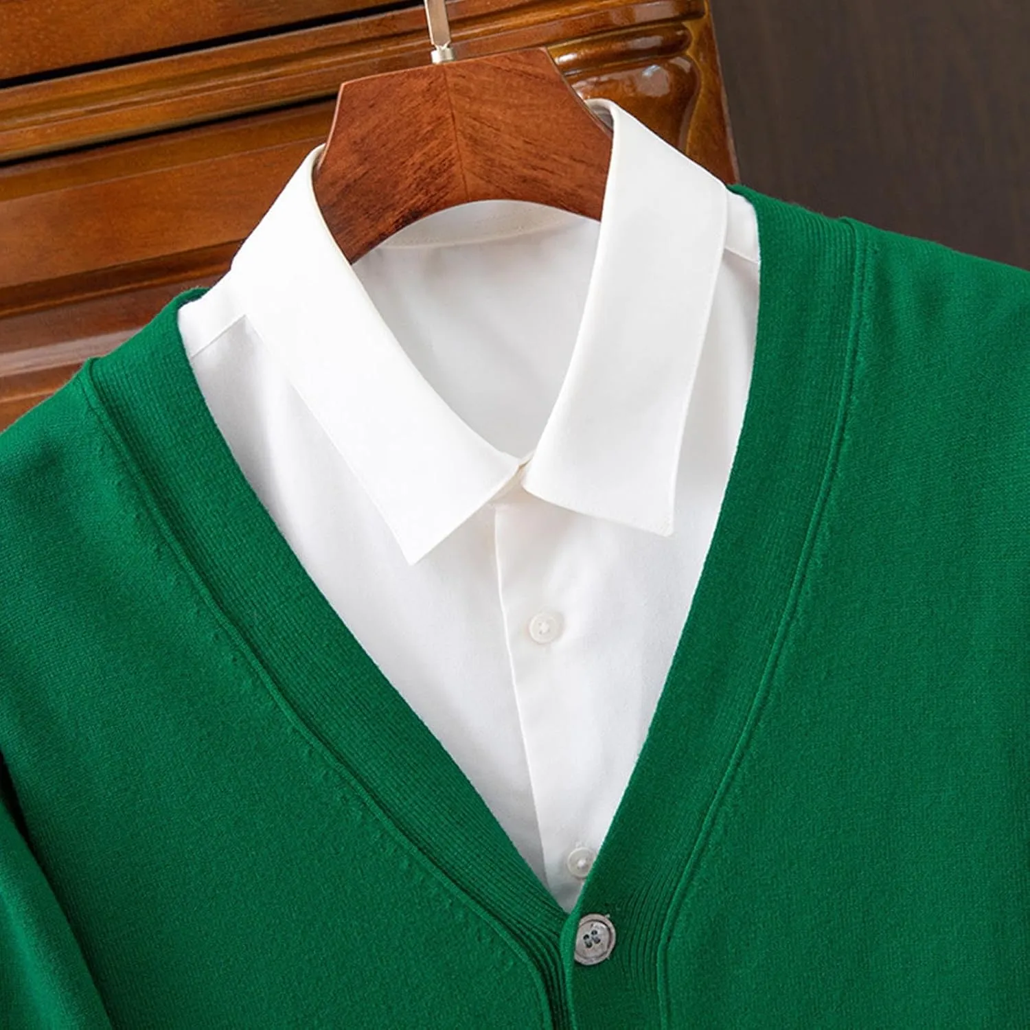 Dgoopd Mens Cardigan Sweater V Neck Button Down Cardigan Long Sleeve Knit Sweaters Slim Fit Lightweight Sweater Casual Tops