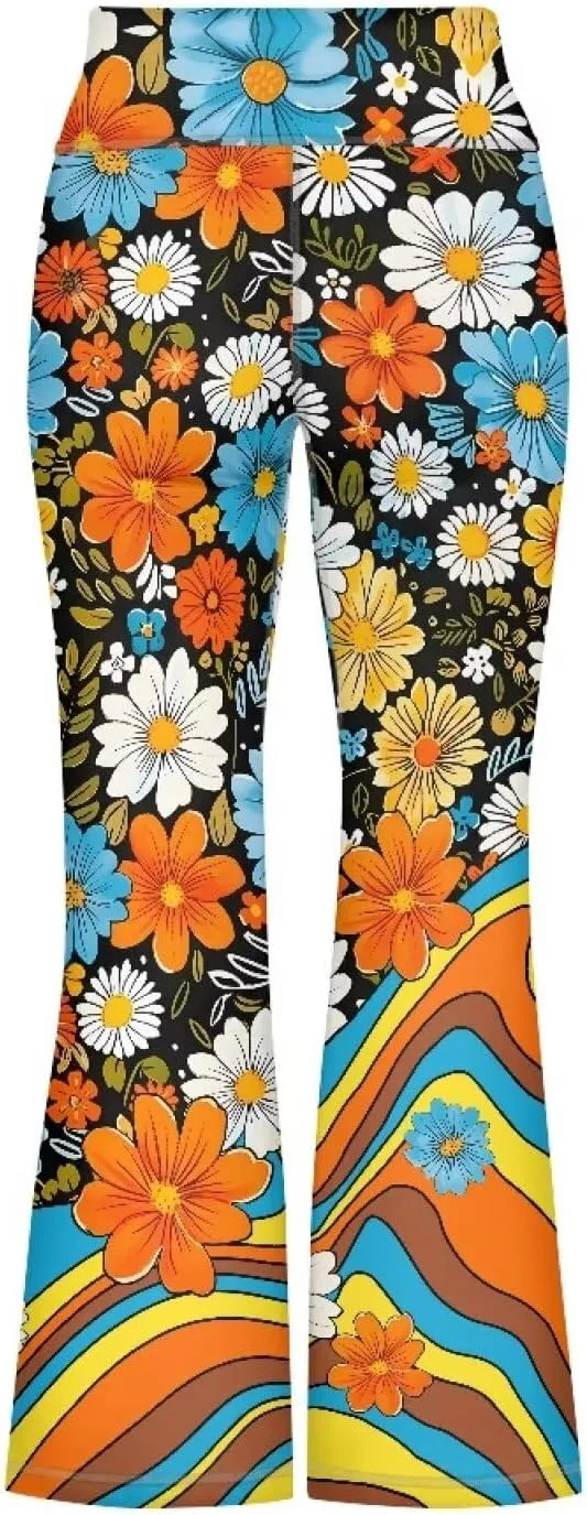 DISNIMO Girls' Flare Leggings High Waisted Bootcut Yoga Pants Kids Bell Bottoms Leggings Full Length