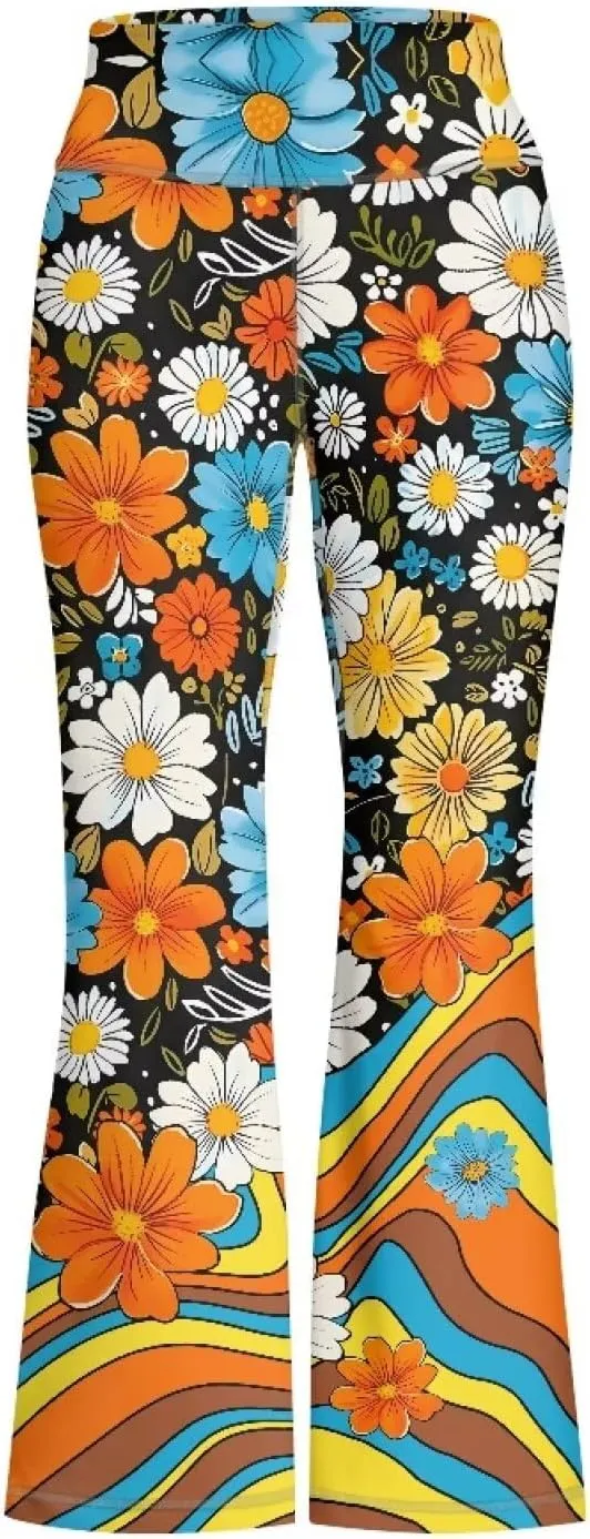 DISNIMO Girls' Flare Leggings High Waisted Bootcut Yoga Pants Kids Bell Bottoms Leggings Full Length