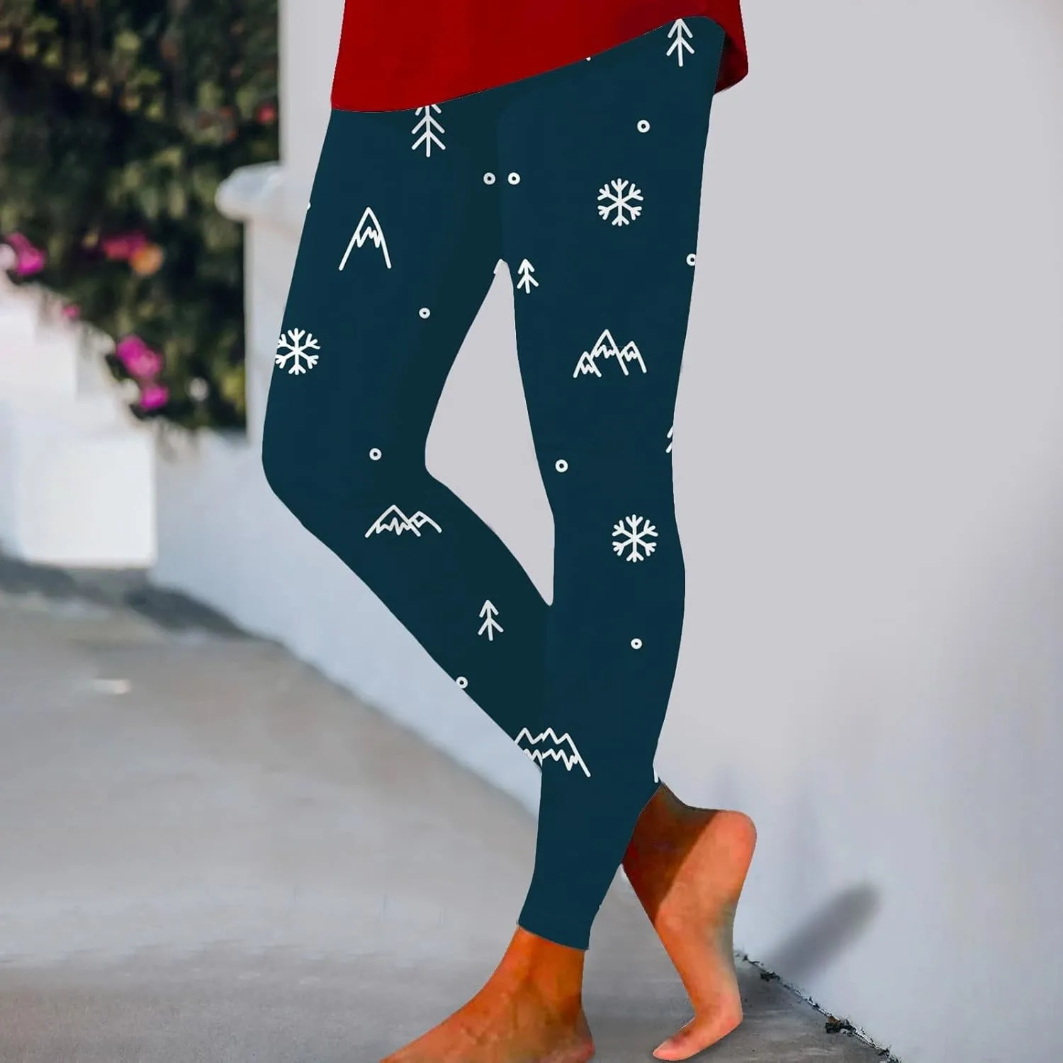 Fleece Lined Tights Women Length Elastic Fashion Soft Daily Transparent White Ash S 5XL Fall & Winter Cold Weather