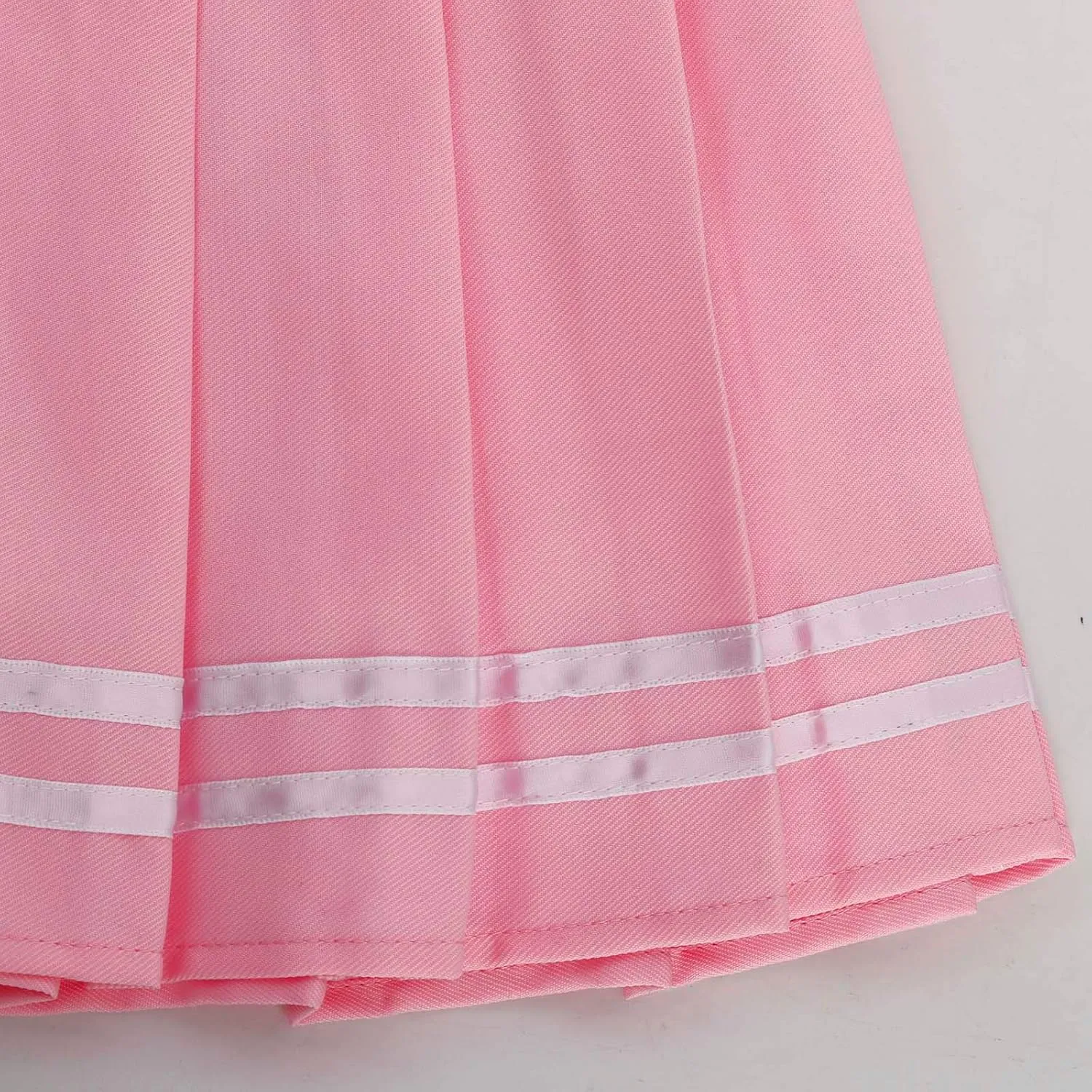 Girls Women High Waisted Pleated Skirt Plain Plaid A-line Mini Skirt Skater Tennis School Uniform Skirts Lining Shorts
