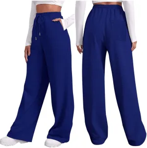High Waisted Sweatpants for Women Baggy Lounge Bottoms High Waisted Solid Casual Joggers Pants Womens Trousers