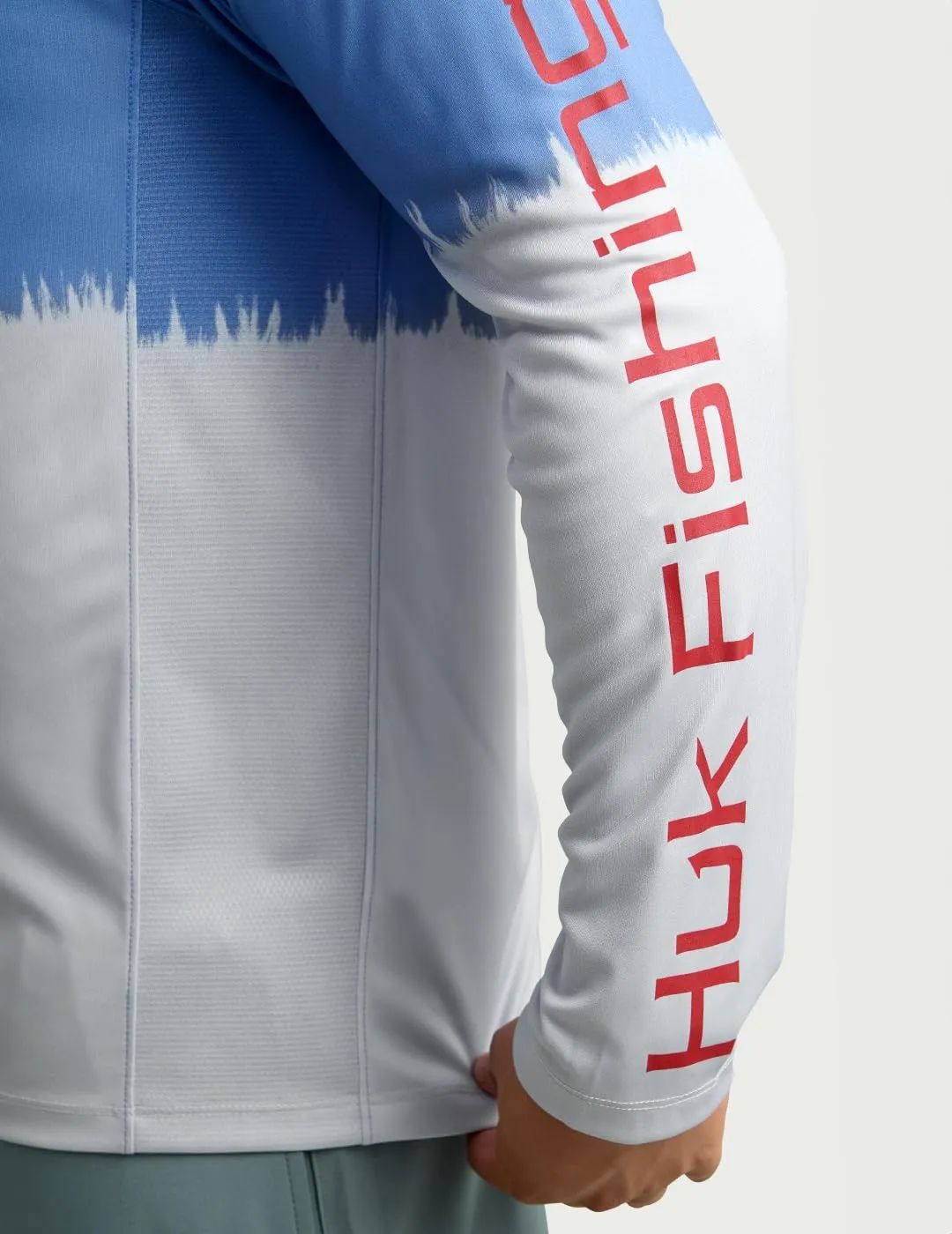 HUK Men's Pursuit Graphic Hoodie, Sun Protecting Fishing Shirt with Hood