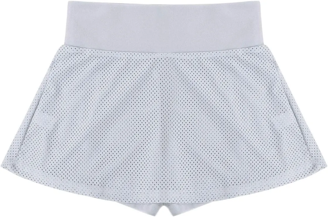 Hularka Womens High Waist Layer Pleated Mini Skirts Sports Skorts Yoga Running Tennis Skirt Bottoms