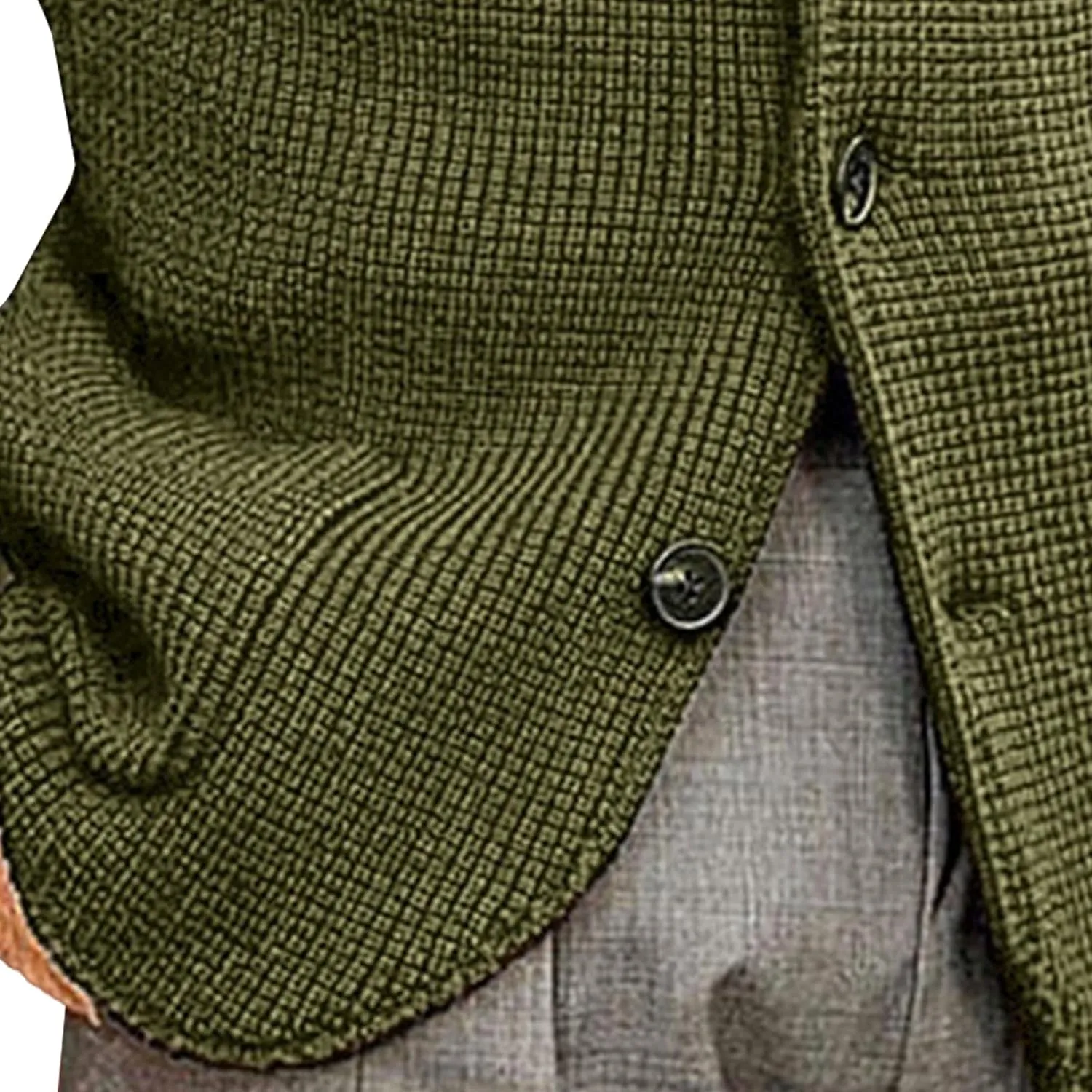 JEShifangjiusu Men'S Stand Collar Cardigan Sweaters Wool Blend V Neck Button Down Sweaters Solid Color Coat With Pockets
