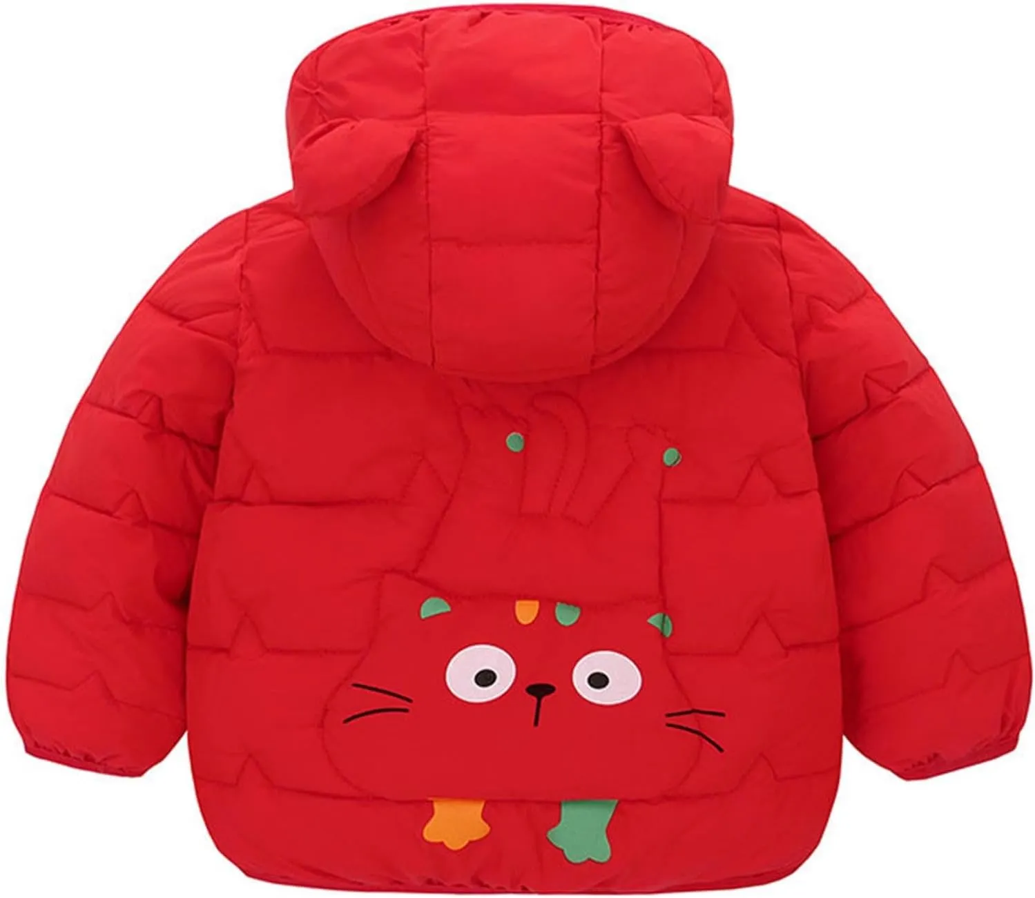 Kids Boys Girls Winter Puffer Jacket Hooded Kids Waterproof Packable Soft Coat Warm Thick Down Coats Outwear