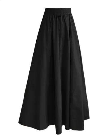 Korean-Style Loose high-Waist Cropped Pants for Women,Spring,Casual Skirt