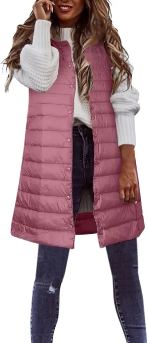 LCMTWX Black Vest Women Puffer Vest With Hood Sleeveless Warm Down Coat With Pockets Quilted Vest Down Plus Size Winter