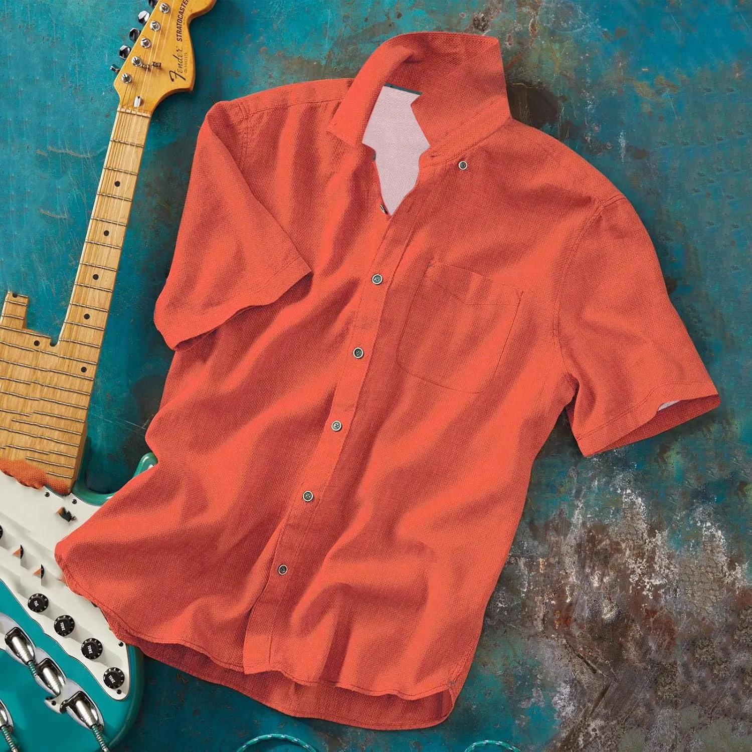 Linen Shirts for Men Trendy Button Down Short Sleeve Summer Beach Wedding Shirt Lightweight Quick Dry Chambray Blouses