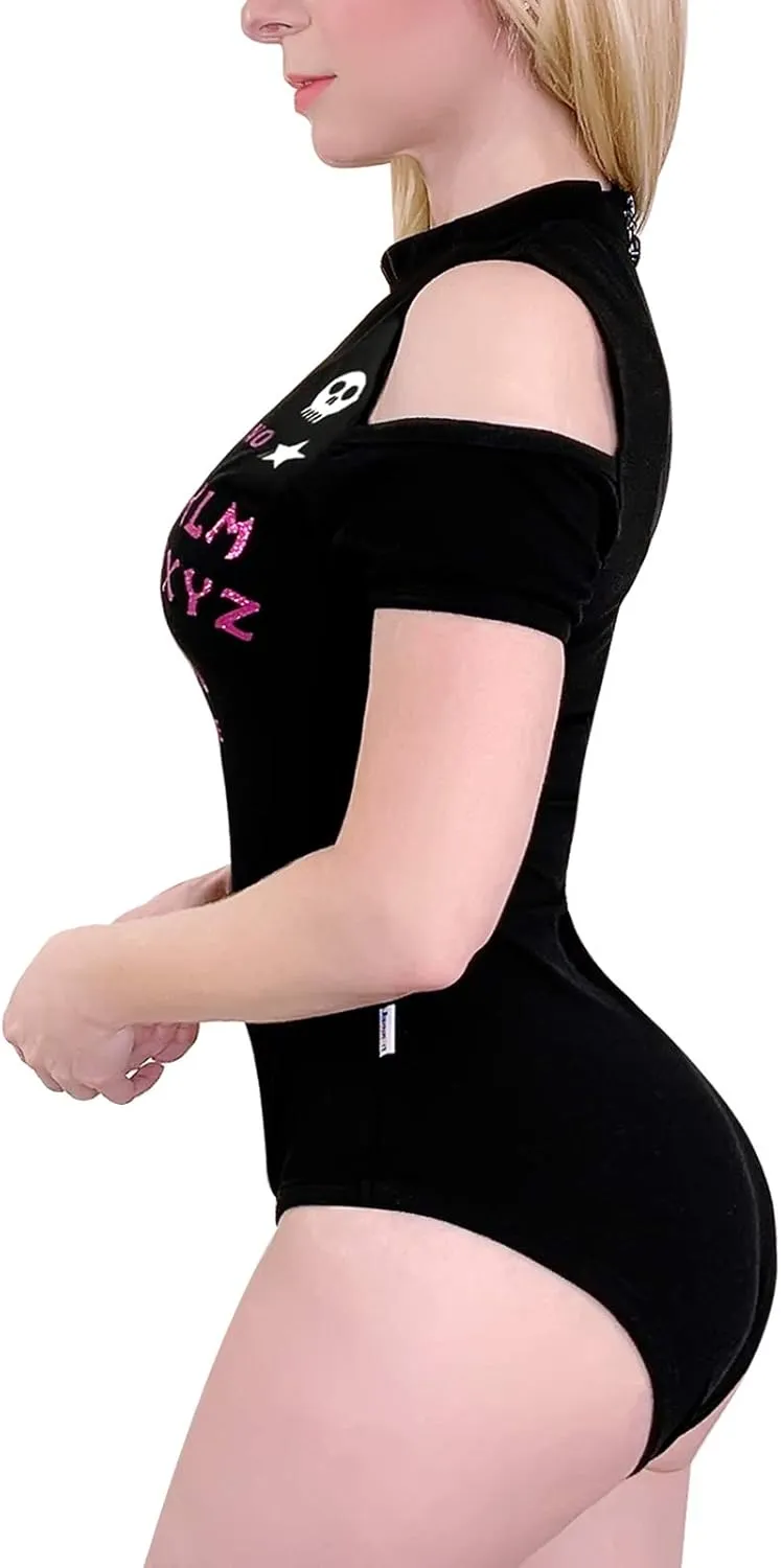 Littleforbig Cotton Romper Onesie Clubwear Goth Bodysuit - Spirit Board Onesie