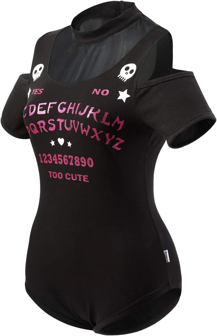 Littleforbig Cotton Romper Onesie Clubwear Goth Bodysuit - Spirit Board Onesie