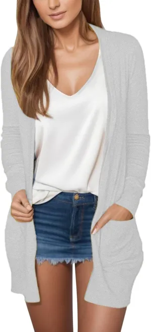 Long Cardigans for Women Trendy Fall Sweaters for Women Fashion Lightweight Cardigan for Women with Pockets