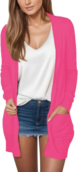 Long Cardigans for Women Trendy Fall Sweaters for Women Fashion Lightweight Cardigan for Women with Pockets