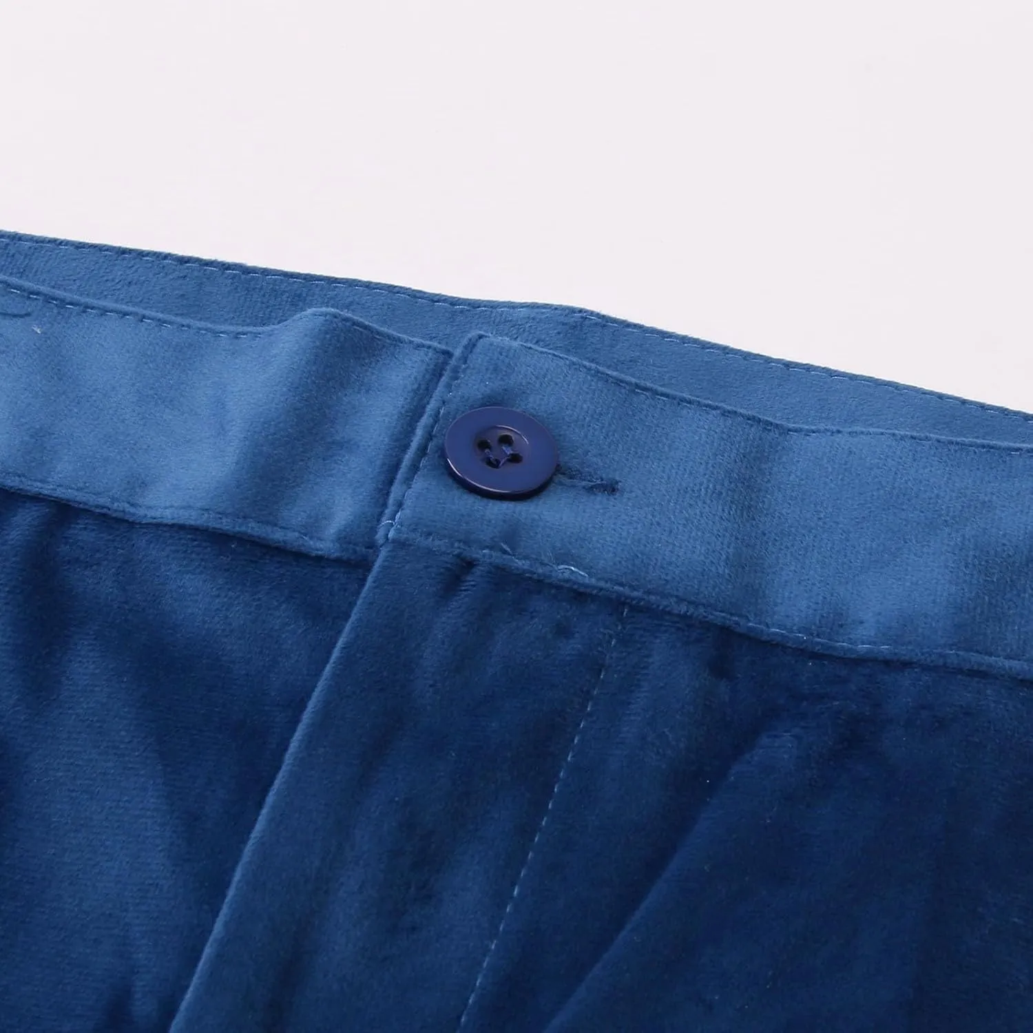 Mens Casual Bell - Bottoms Pants Smoothing Vintage Classic Straight Leg Loose Fit Trousers Dance Party Trousers
