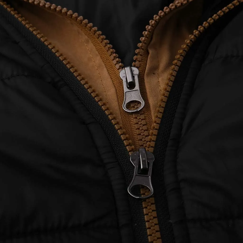 Men's Hooded Puffer Vest Sleeveless Zip Up Padded Jackets Coat Light Quilted Gilet Plus Size Cropped Puffer Vest