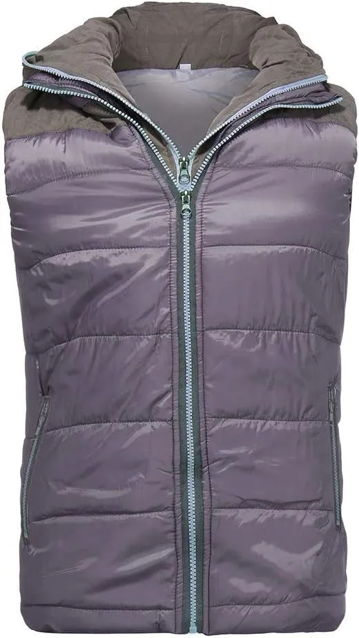 Men's Hooded Puffer Vest Sleeveless Zip Up Padded Jackets Coat Light Quilted Gilet Plus Size Cropped Puffer Vest