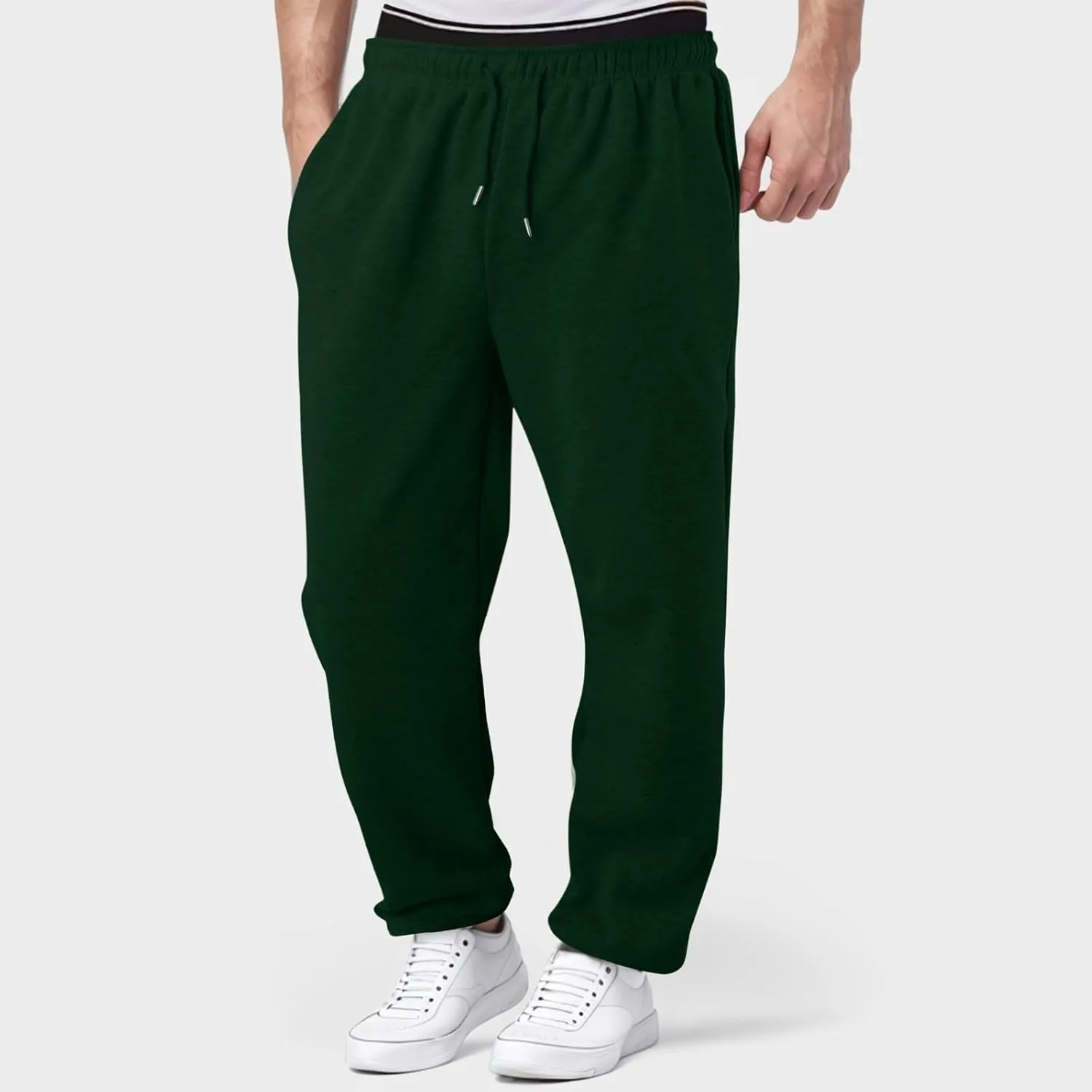 Mens Y2k Sweatpants Vintage Baggy Pants Hip Hop Track Pants Y2k Parachute Pants for Men Sweat Pants Fall Winter