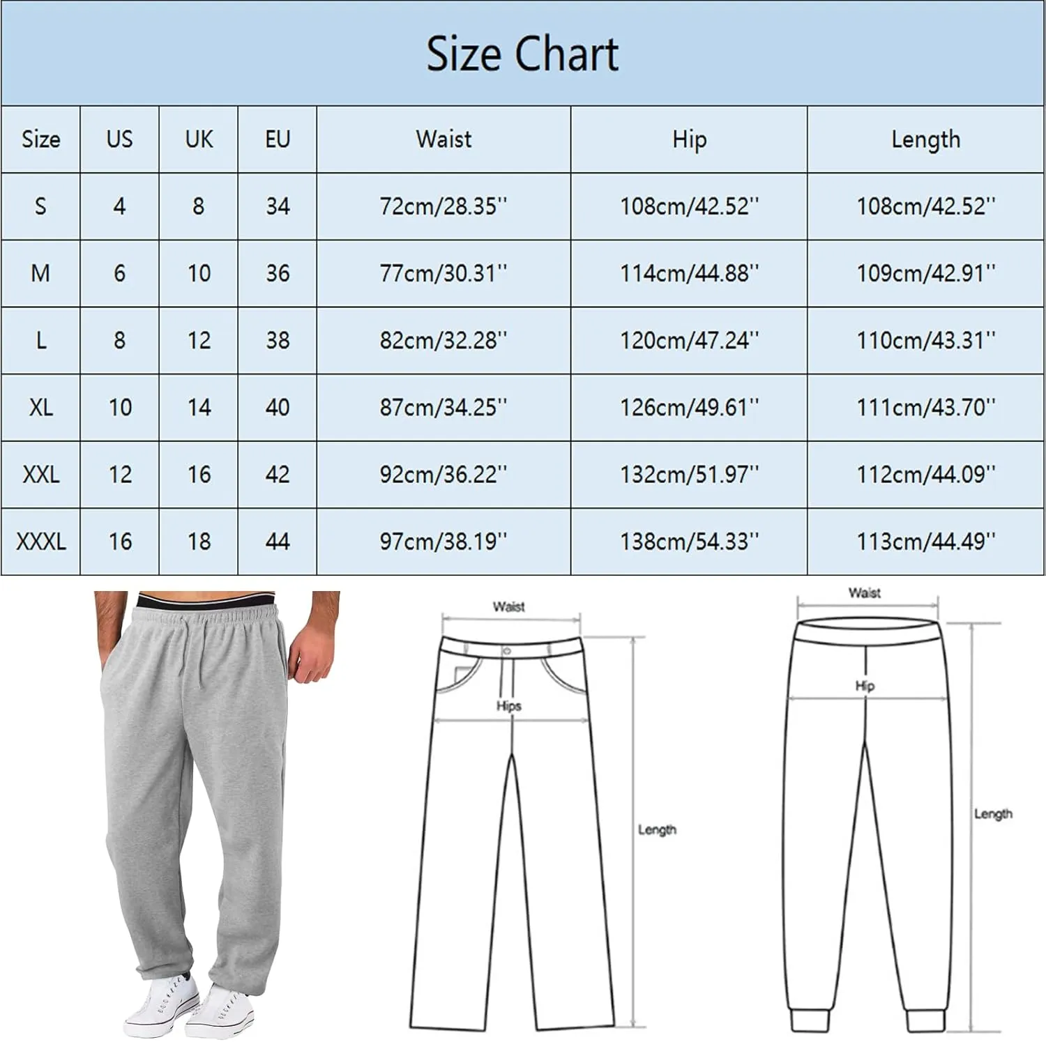 Mens Y2k Sweatpants Vintage Baggy Pants Hip Hop Track Pants Y2k Parachute Pants for Men Sweat Pants Fall Winter