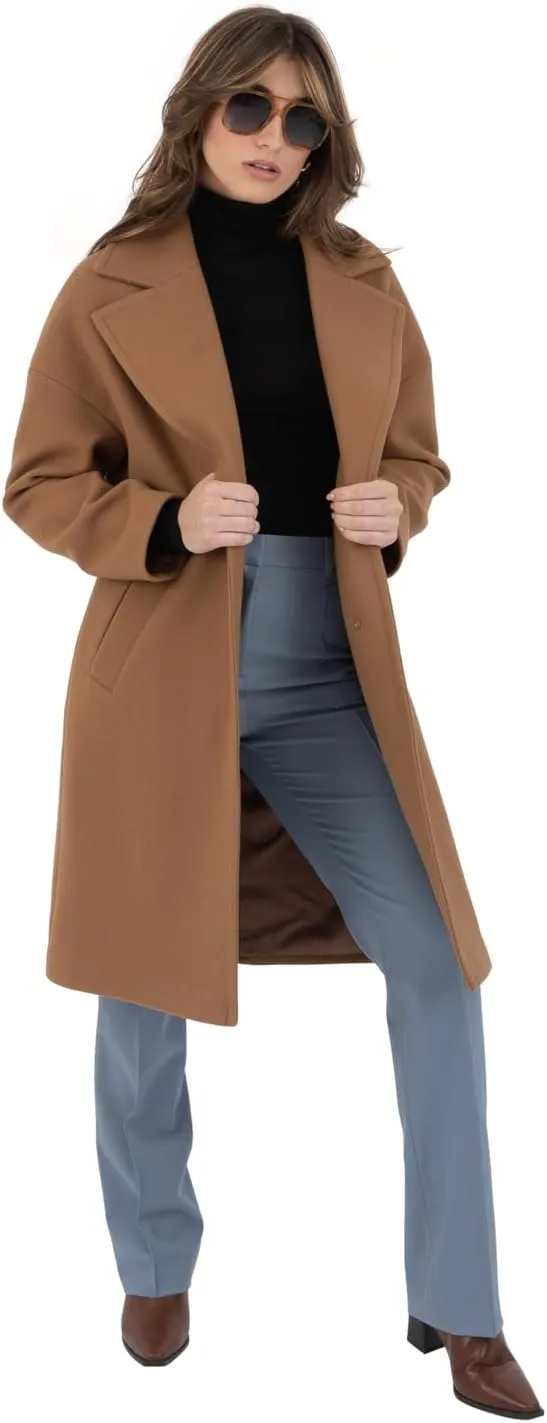 Nine West Women's Faux Wool Coat
