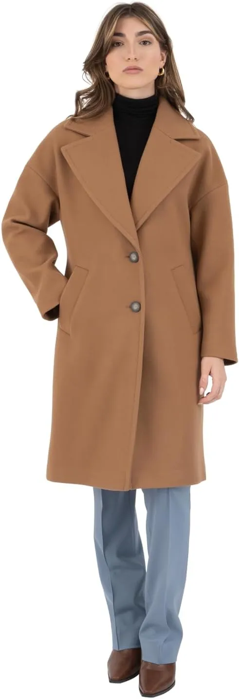 Nine West Women's Faux Wool Coat