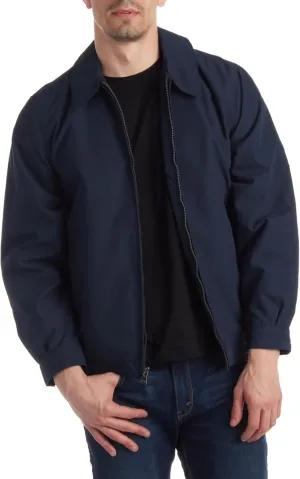 Perry Ellis Mens Golf Jacket - Lightweight Microfiber Windbreaker Full Zip Water-Resistant Rain Jacket for Men (Sizes: S-3XL)