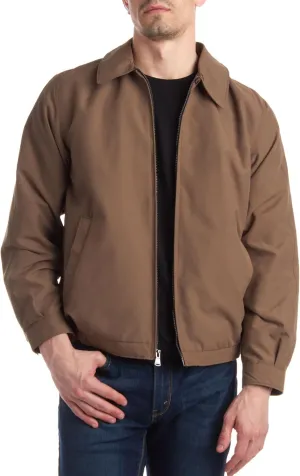 Perry Ellis Mens Golf Jacket - Lightweight Microfiber Windbreaker Full Zip Water-Resistant Rain Jacket for Men (Sizes: S-3XL)