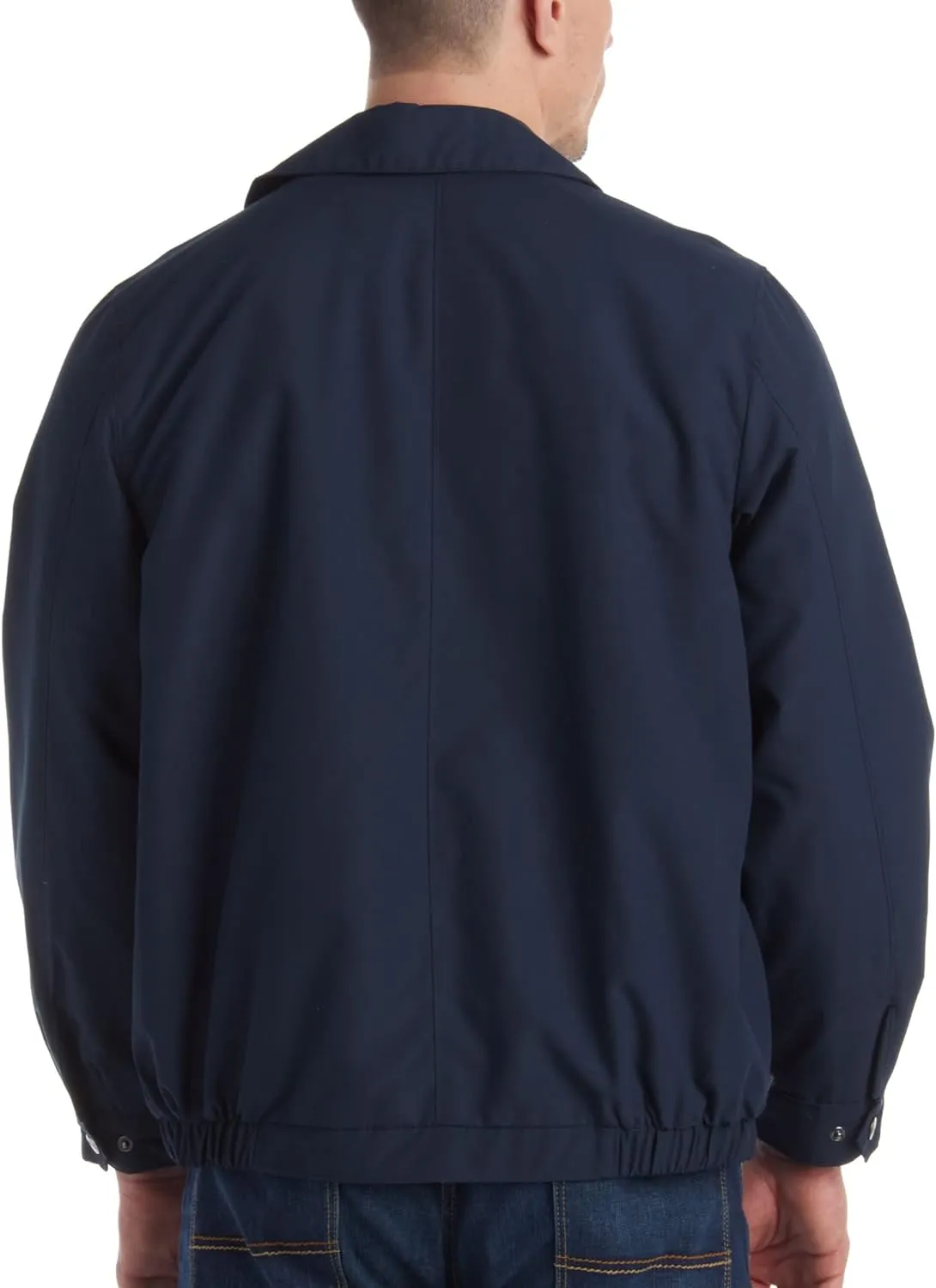 Perry Ellis Mens Golf Jacket - Lightweight Microfiber Windbreaker Full Zip Water-Resistant Rain Jacket for Men (Sizes: S-3XL)