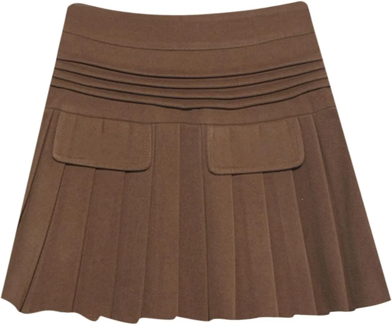 Pleated Skirts for Women High Waist A Line Skirts Plain Plaid Mini Skirts Casual Comfy Elegant Skirts Everydaywear