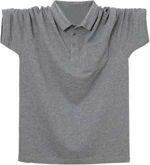 Polo Shirts for Men Short Sleeve with Pocket Quick Dry Performance Golf T-Shirts Summer Casual Tactical Collared Tee