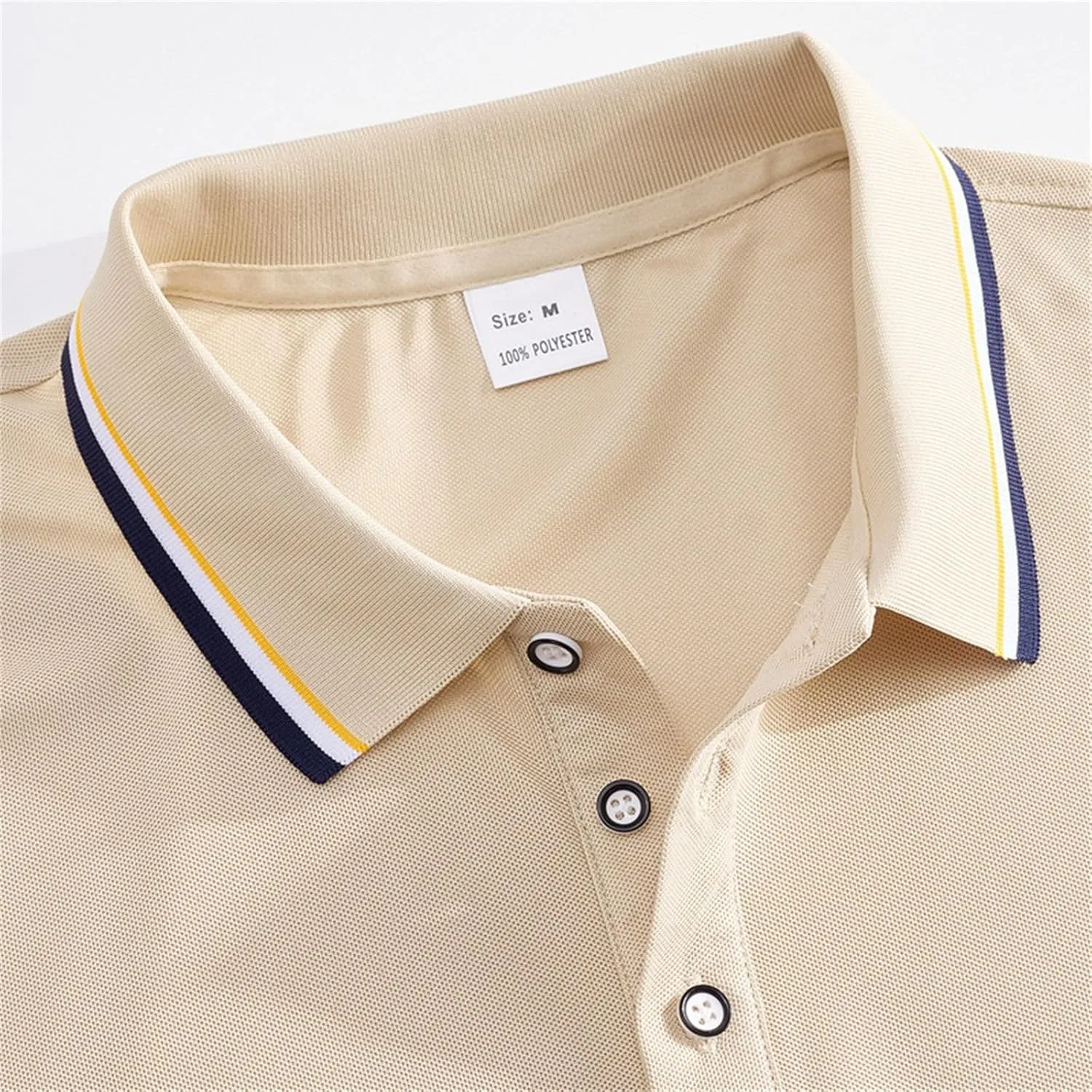 Polo Shirts for Men Trendy Quick Dry Performance Short Sleeve Dress Shirt Sport Moisture Wicking Collared T-Shirts