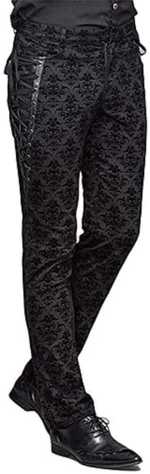 Quality Men Cotton Dress Black Pants Victorian Bridal Pants/Black Dress Pants