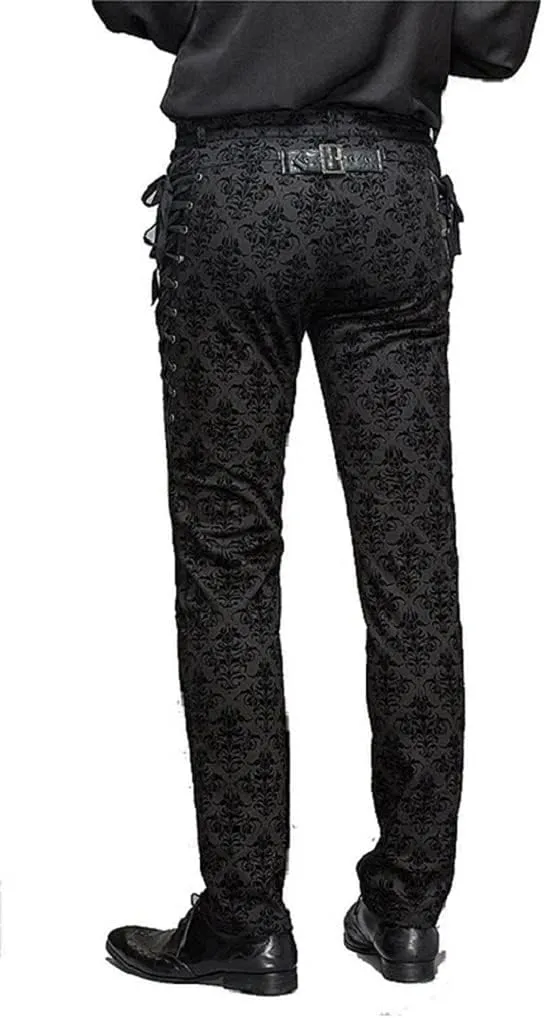 Quality Men Cotton Dress Black Pants Victorian Bridal Pants/Black Dress Pants