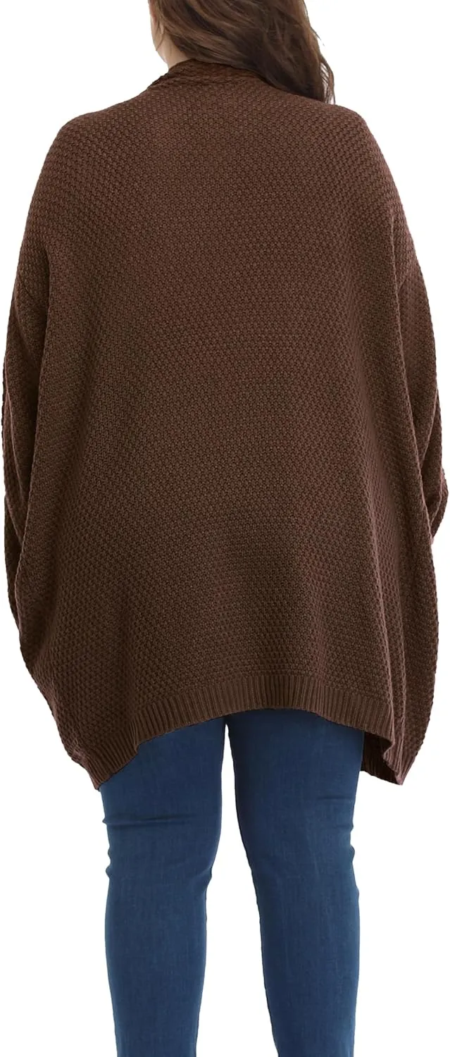 Shiaili Classic Plus Size Sweaters for Women Oversized Long Cardigans
