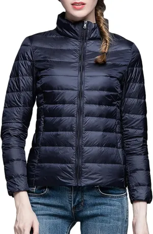 Stand Collar Women's Puffer Jackets Skimpy Long Down Coats for Women Bubble Coat Heavyweight Down Jacket Puffer Coats