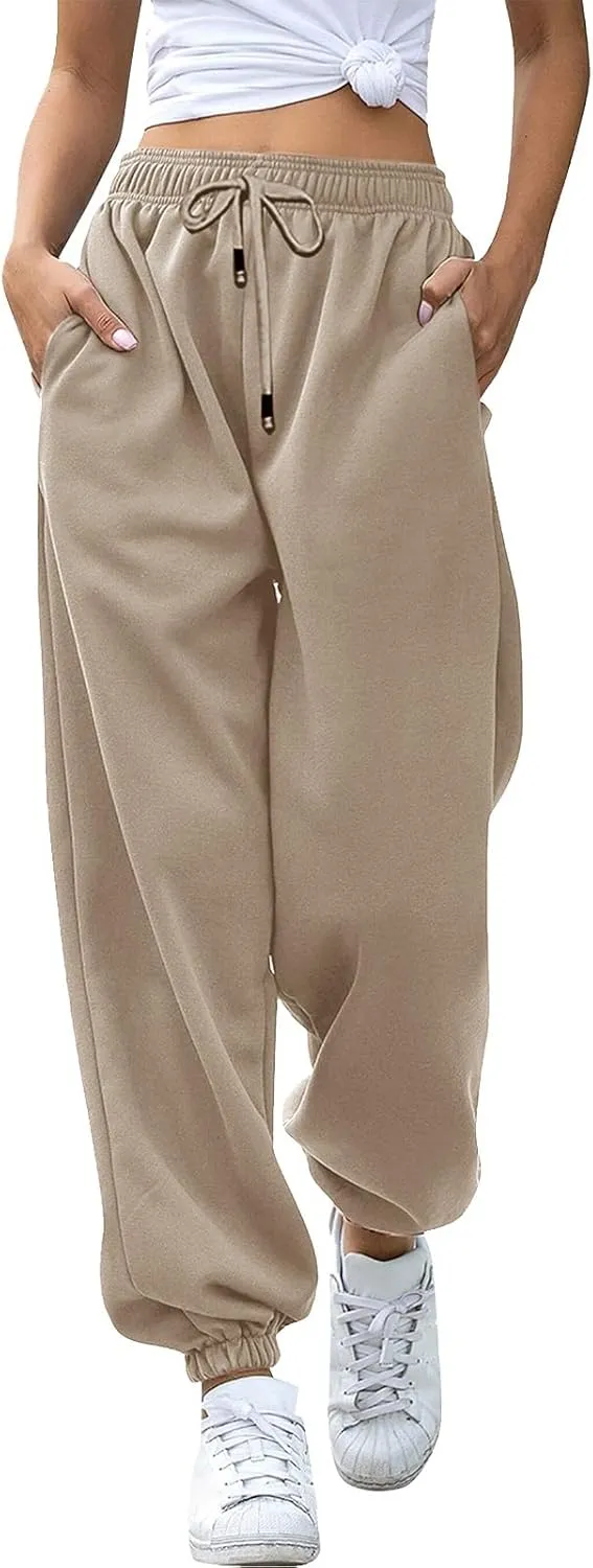 Sweatpants for Women Women's High Waisted Sweatpants Workout Active Joggers Pants Baggy Lounge Bottoms Trendy Outfits