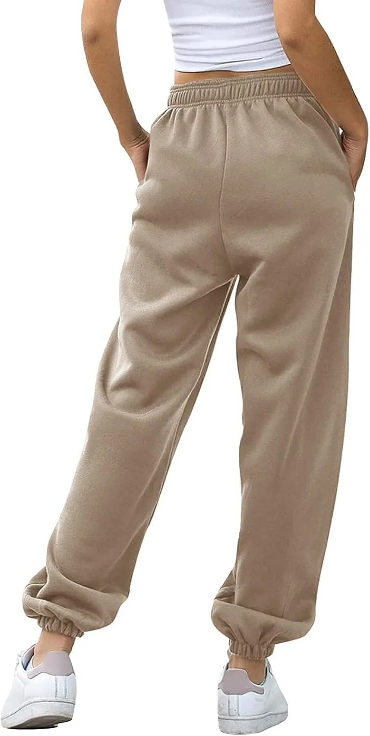 Sweatpants for Women Women's High Waisted Sweatpants Workout Active Joggers Pants Baggy Lounge Bottoms Trendy Outfits