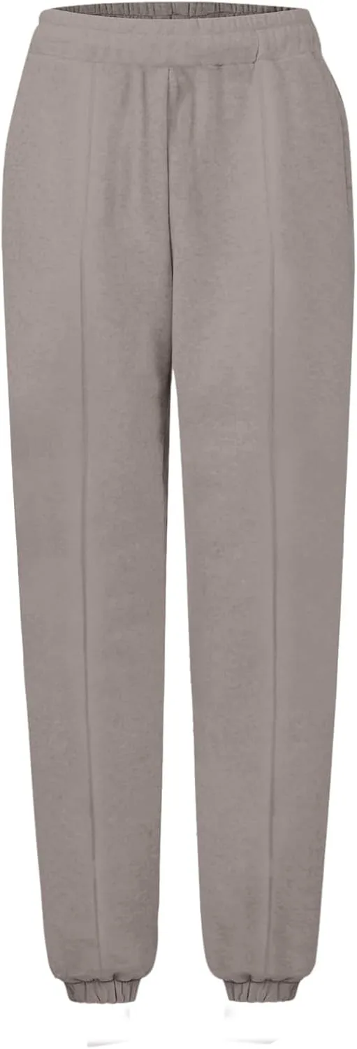 Sweatpants Women High Waisted Sweatpants Workout Active Joggers Pants Baggy Lounge Bottoms Cinch Bottom Sweatpants
