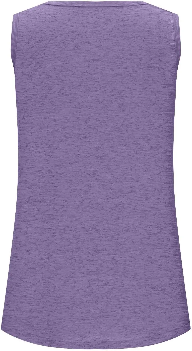 Tank Tops for Women 2025 Summer Sleeveless Ribbed Crewneck Blouse Tshirt Cotton Plus Size Vest Tops Beach Y2k Clothes