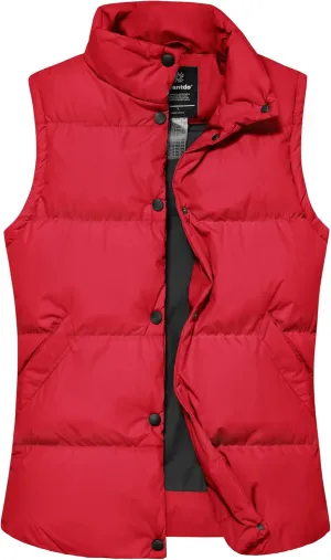 wantdo Women's Puffer Vests Thicken Winter Vest Outerwear Warm Puffy Vest