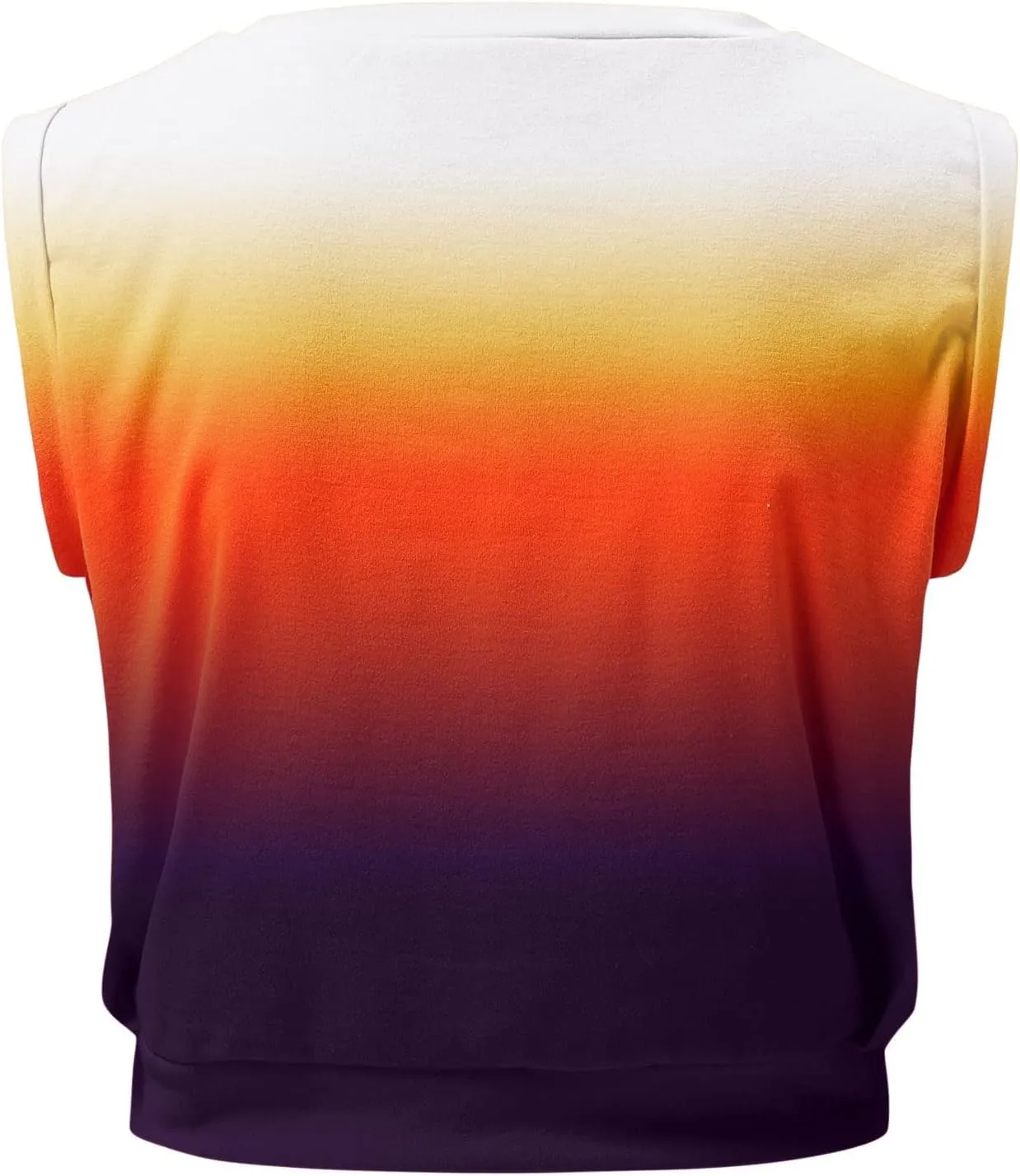 Women Fashion Sexy Crop Tops Athletic Shirt Print Sleeveless Yoga Tops Running Workout Shirts Elastic Slim Top