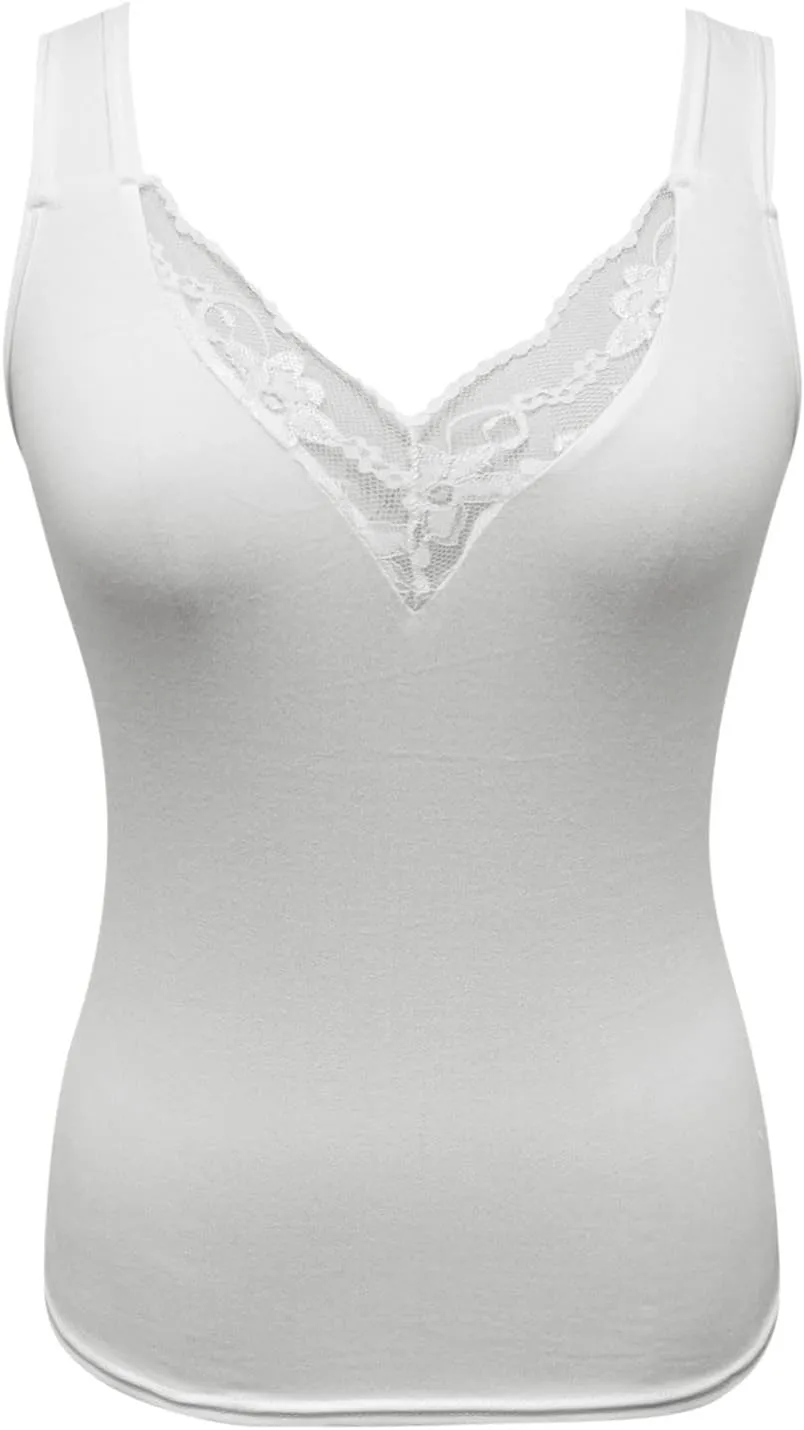 Women Fashion V Neck Floral Print Sleeveless Casual Backless Lace Tank Top Long Tops